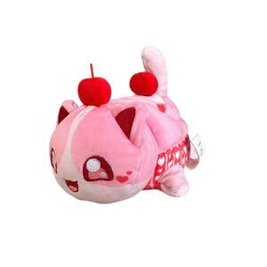 Aphmau MeeMeows Litter 3 Mystery Surprise Plush 6" Cherry Cupcake Cat